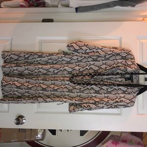 Snake Skin Style Dress